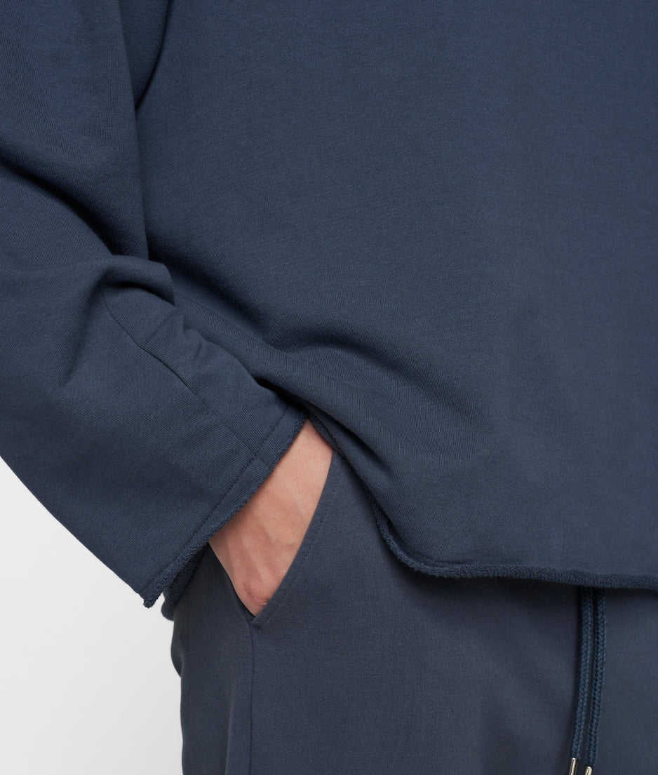 statement hoodie | yale blue