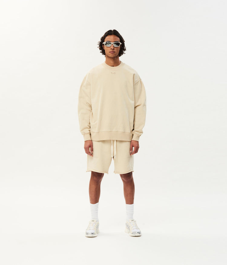 Oliver fleece sweater | oat