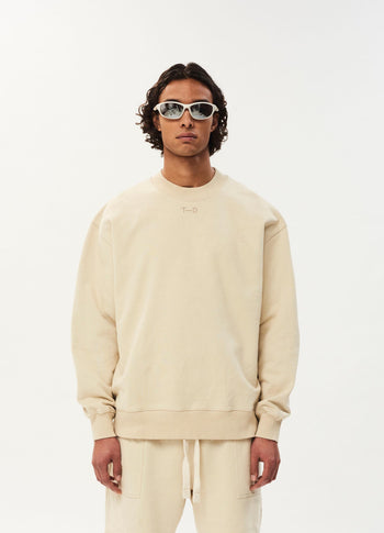 Oliver fleece sweater | oat