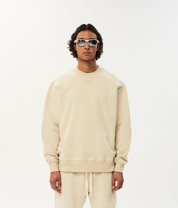 Oliver fleece sweater | oat