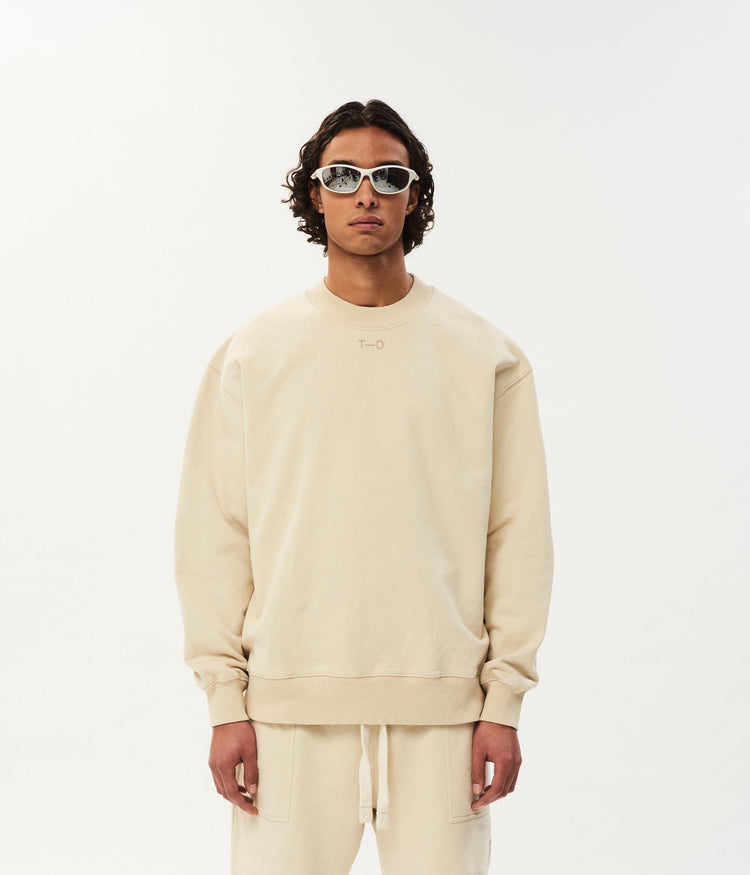 Oliver fleece sweater | oat