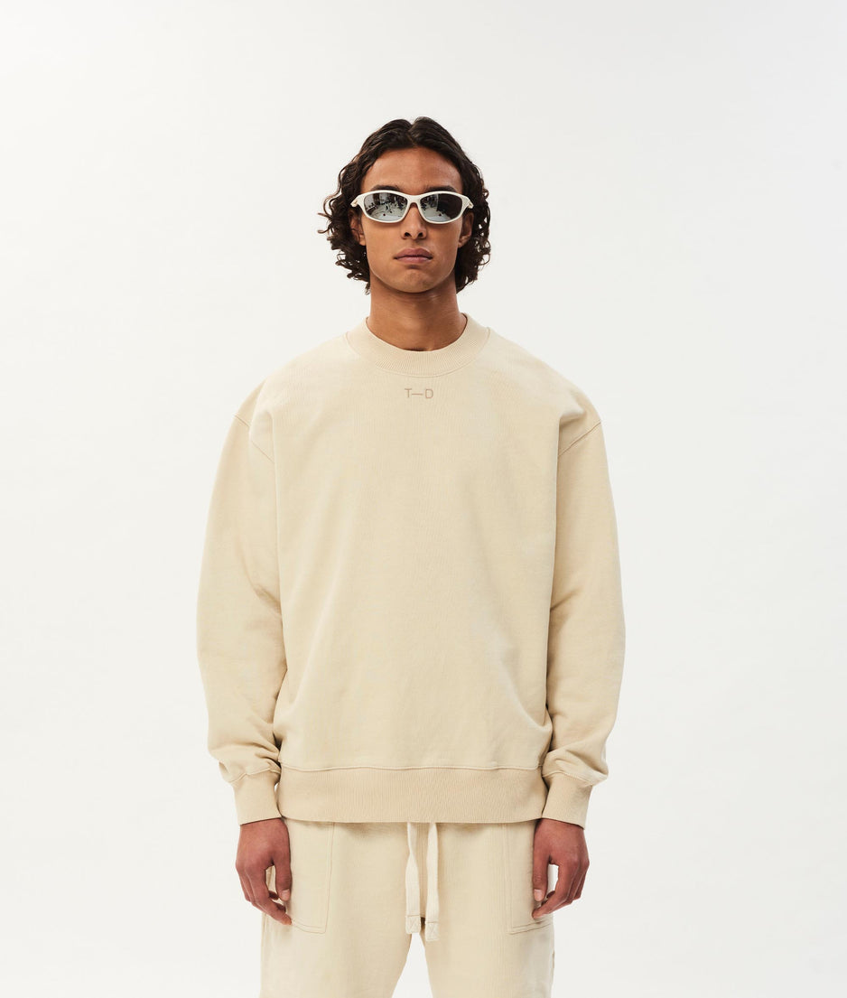 Oliver fleece sweater | oat