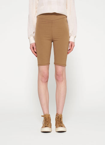 cycling shorts | cedar brown