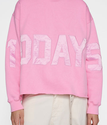 statement logo hoodie | pink