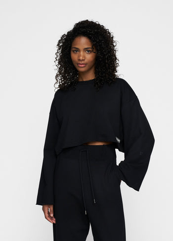 kimono sweater | black