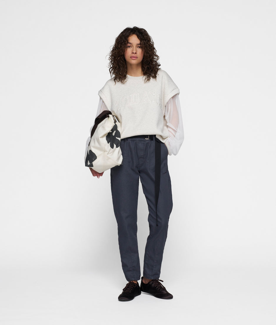 belted pants jog | yale blue