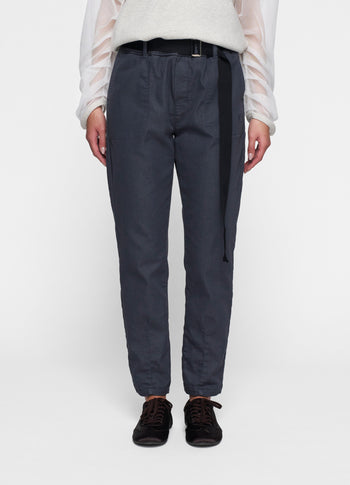 belted pants jog | yale blue