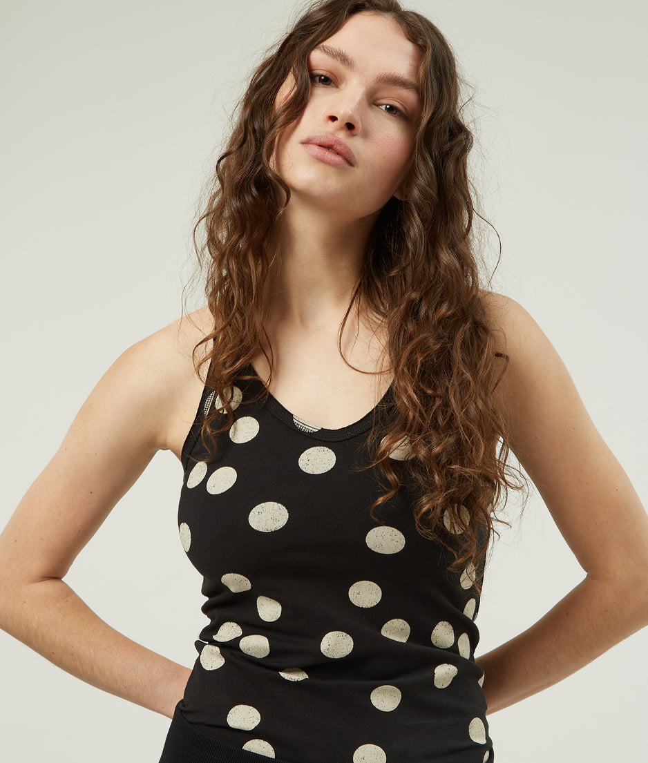 wrapper polka dot | black