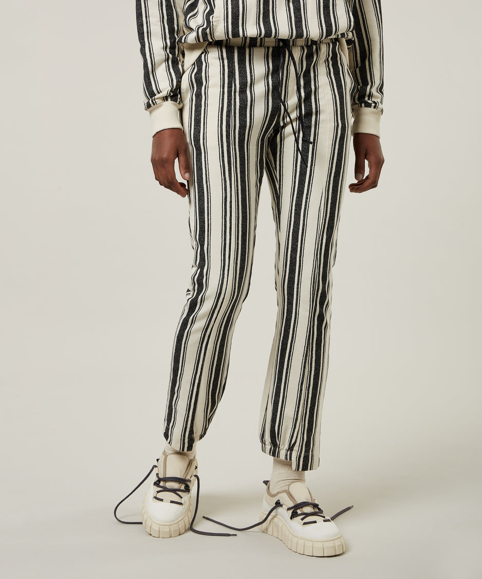 straight jogger stripes | dust