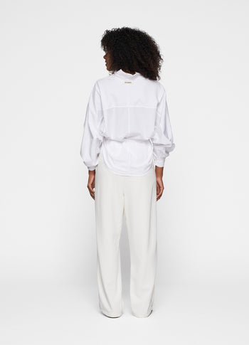 kimono blouse | white