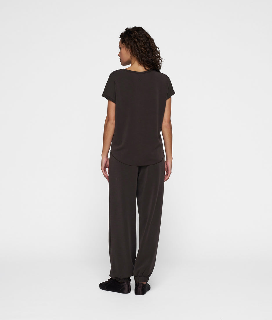 soft Bar jogger scuba | chocolate