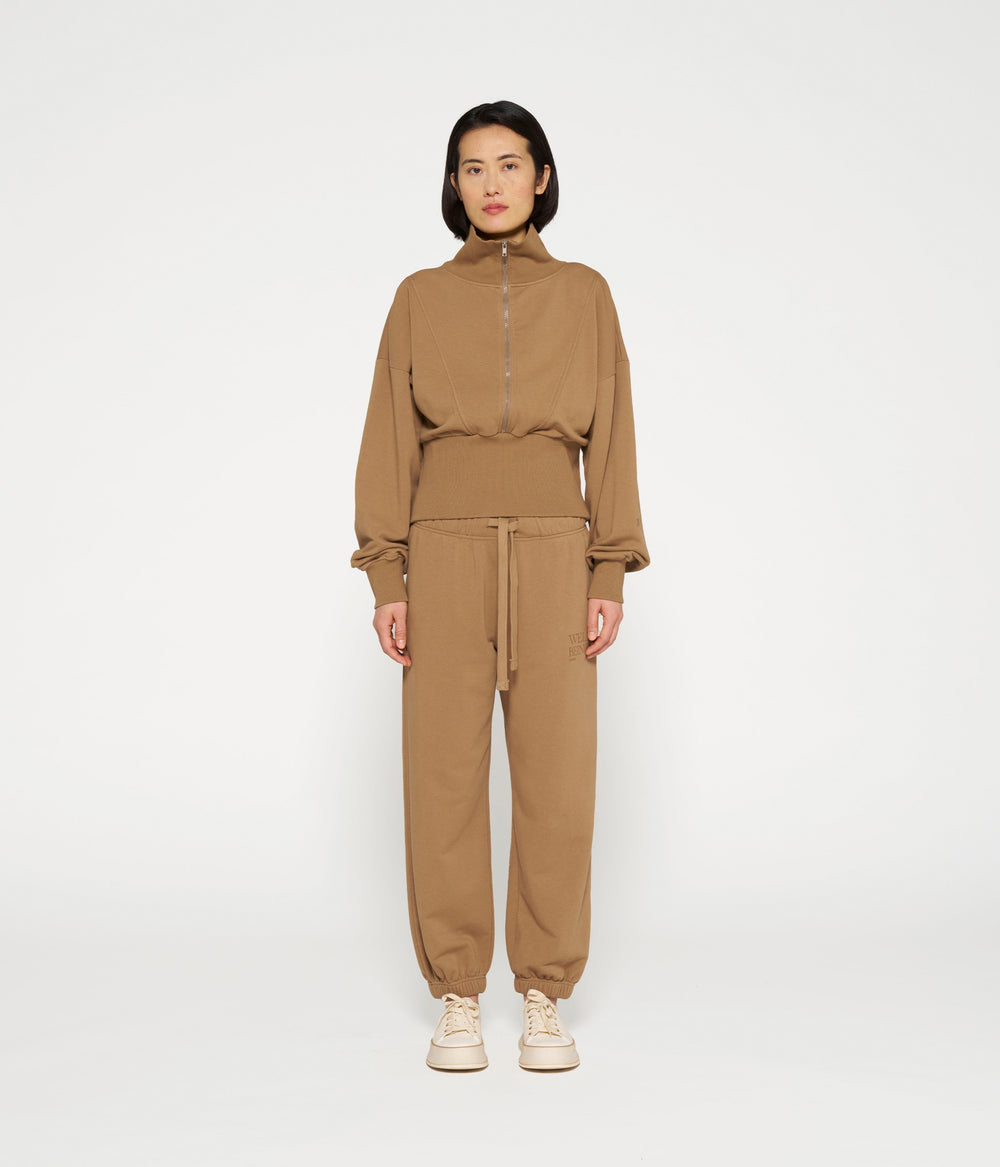 Bar jogger fleece | cedar brown