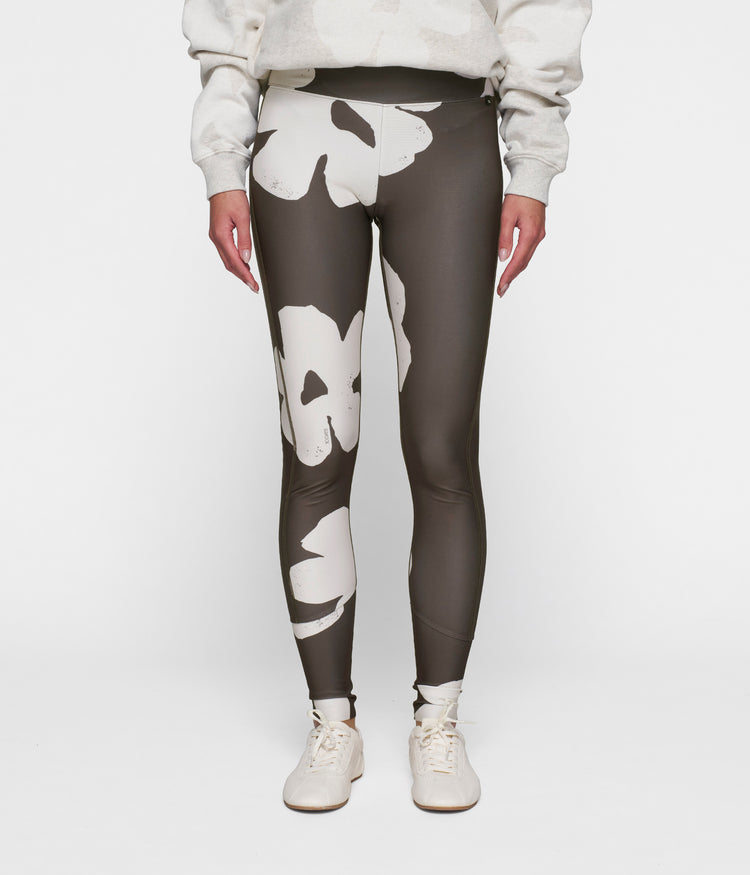 leggings flower | chocolate