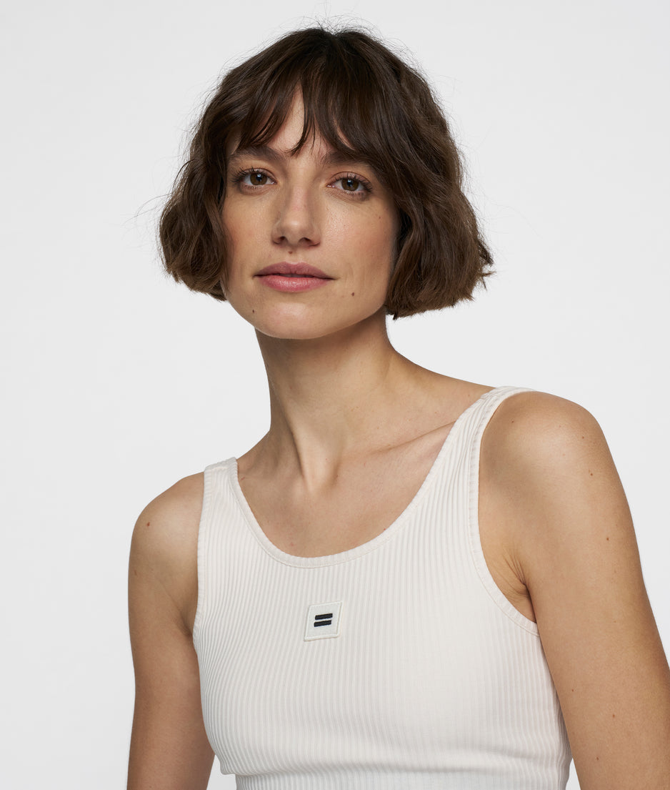 ballet top back scoop | ecru