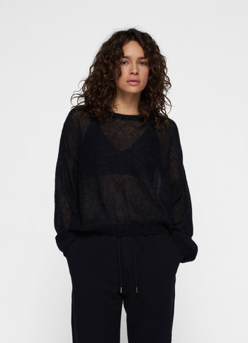 THE KNIT SWEATER | black