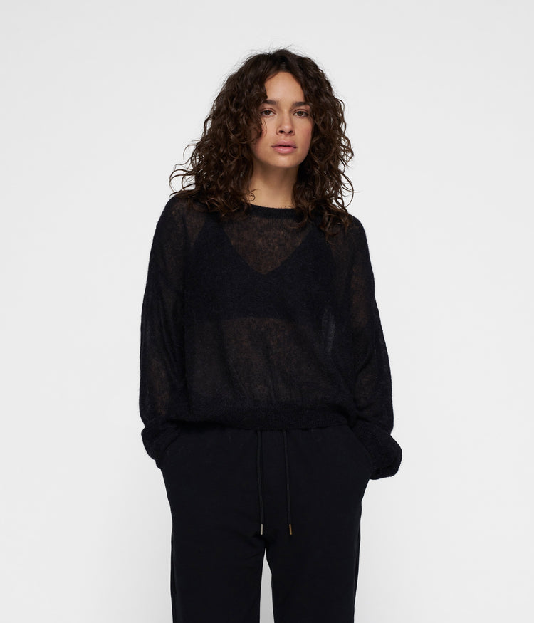 THE KNIT SWEATER | black