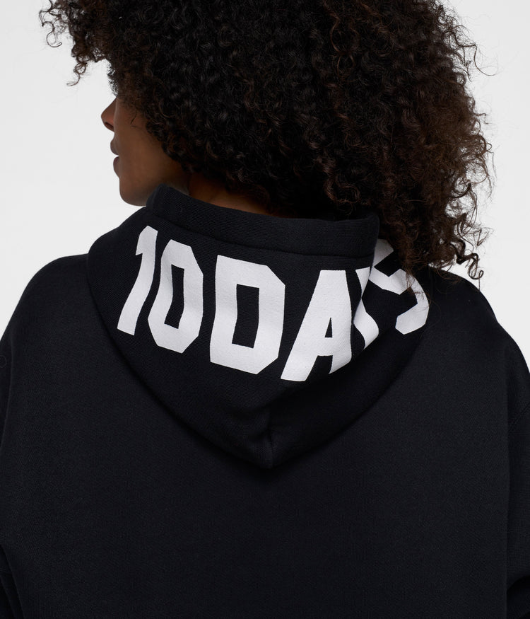 statement hoodie | black