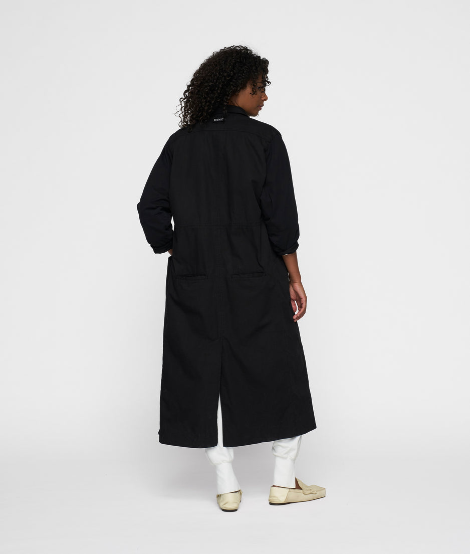 long blazer twill | black