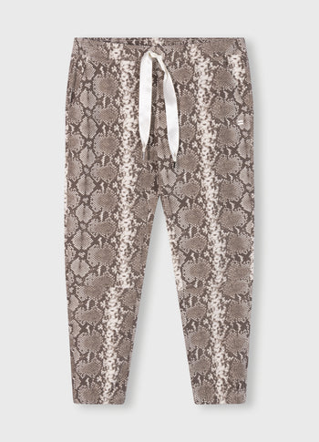 cropped jogger snake | rope