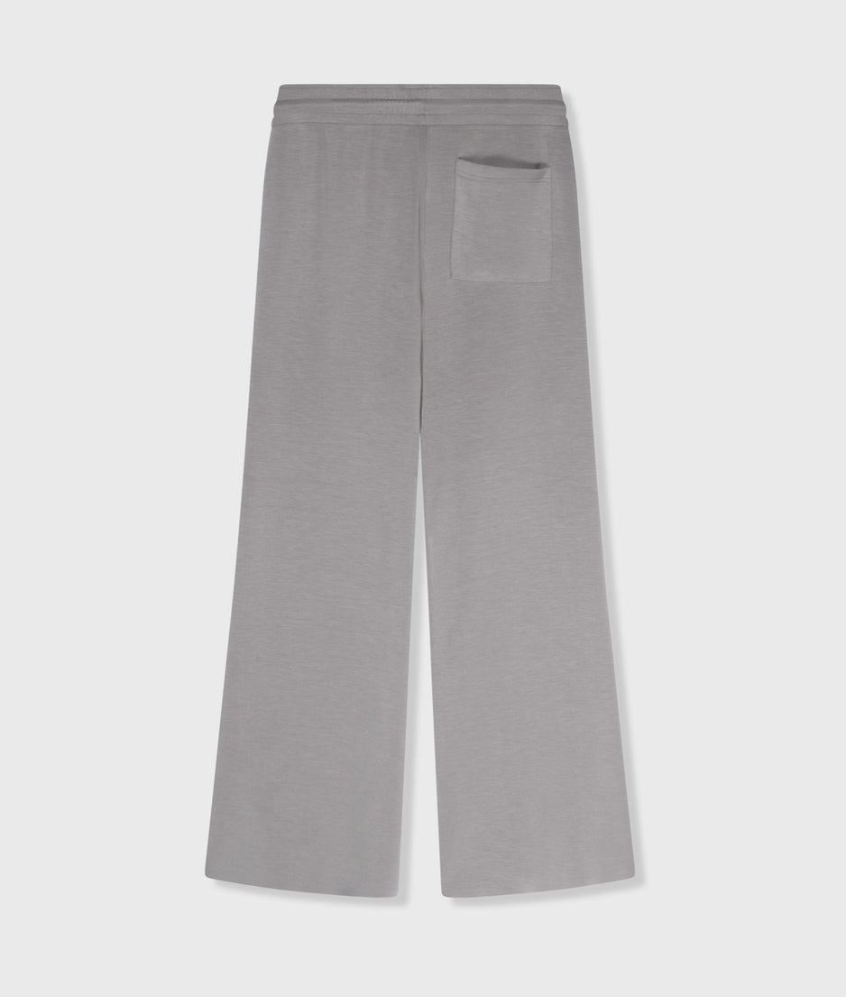 flared jogger scuba | graphite