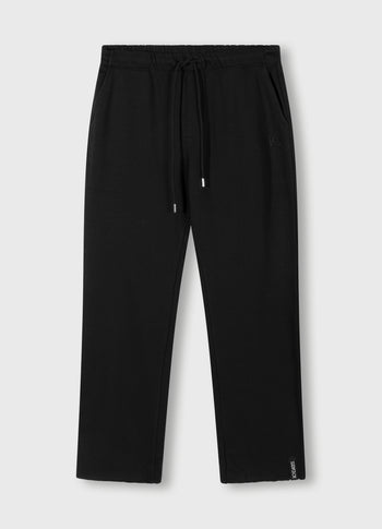 straight jogger | black