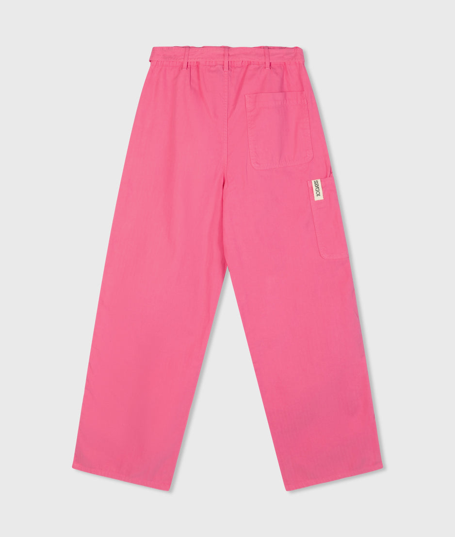 workwear pants | bright pink