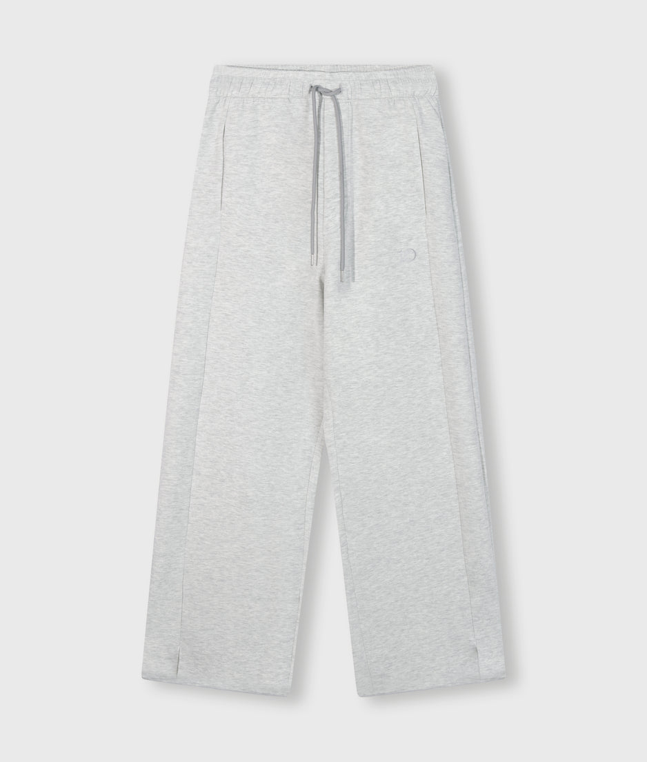 soft scuba pants | white grey melee