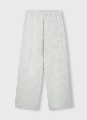 soft scuba pants | white grey melee