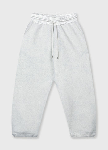 loose jogger neoprene | white melee