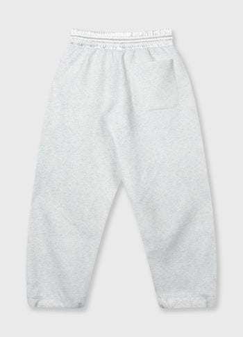 loose jogger neoprene | white melee