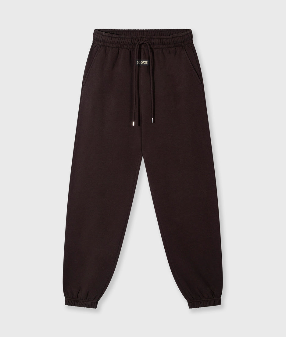 mid jogger | chocolate