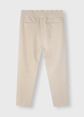 crepe pants | light safari