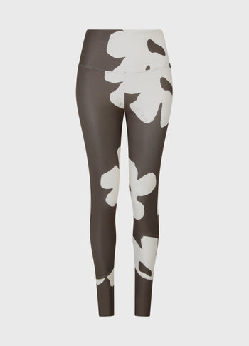 leggings flower | chocolate