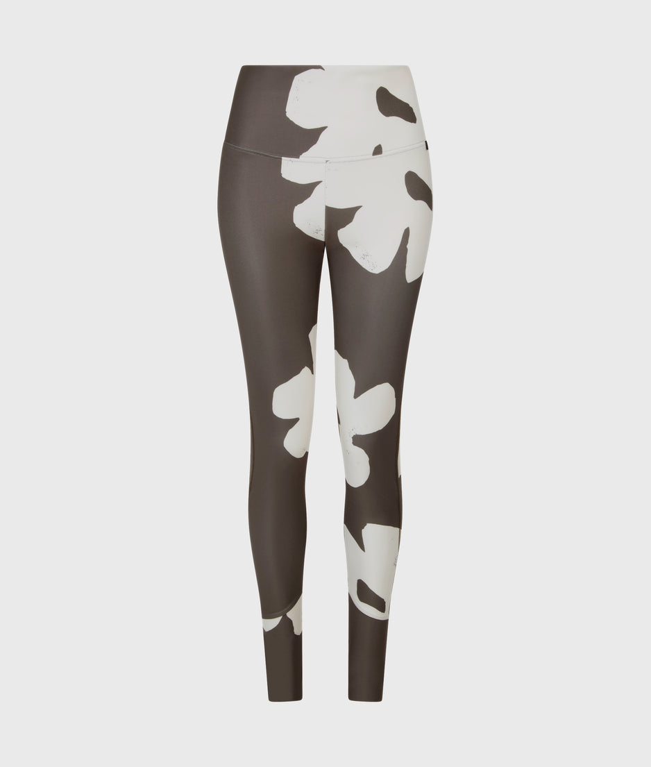 leggings flower | chocolate