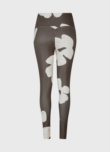 leggings flower | chocolate