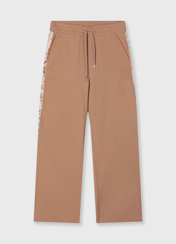 flared jogger | fudge