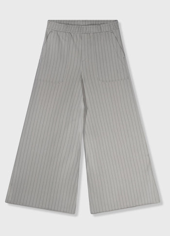 wide jogger pinstripe | graphite