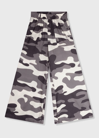 wide pants camo | sage