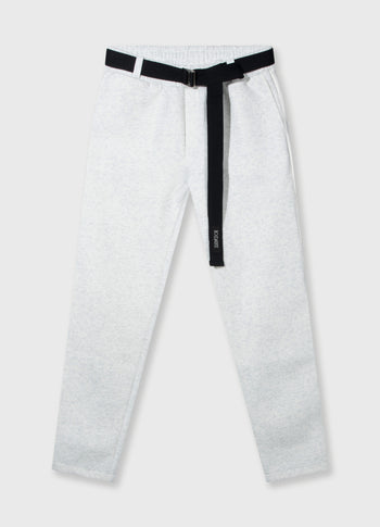 belted pants neoprene | white melee