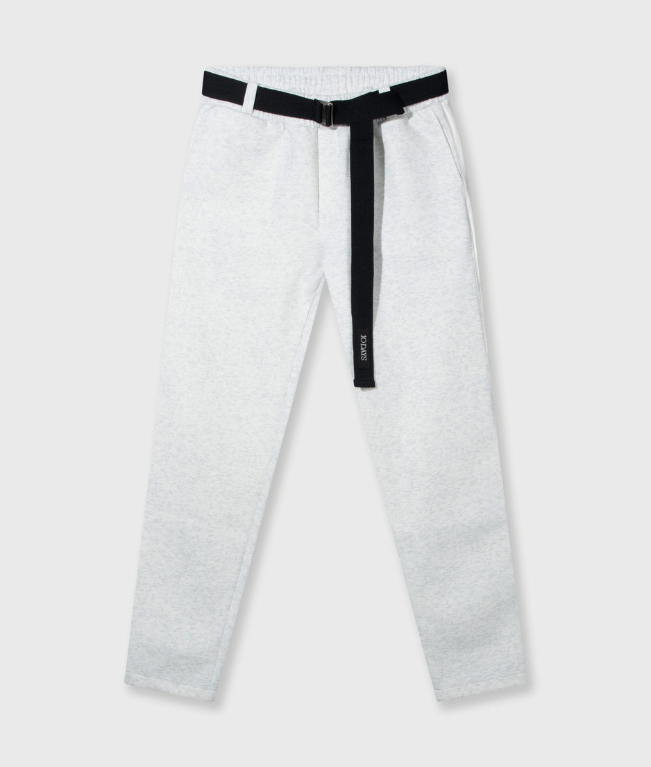 belted pants neoprene | white melee