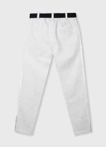 belted pants neoprene | white melee