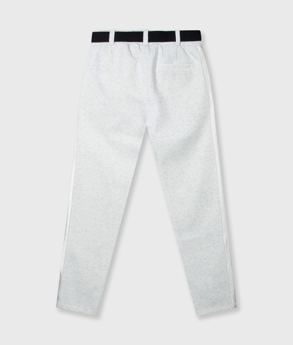 belted pants neoprene | white melee