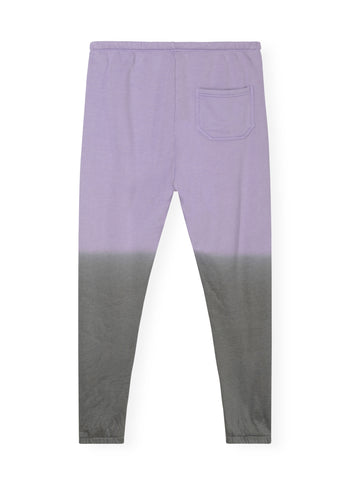 high waist jogger dip dye | lilac