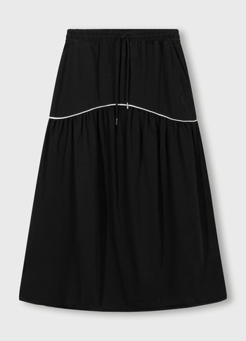 maxi skirt | black