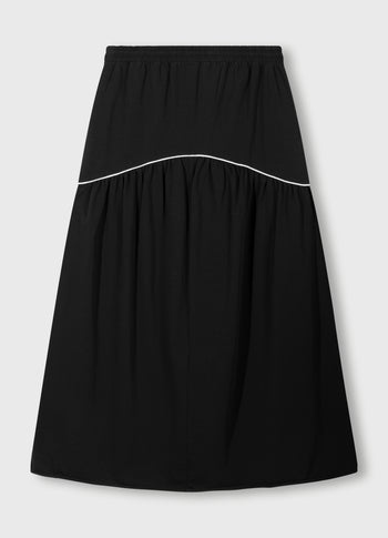 maxi skirt | black