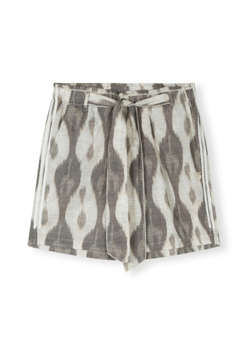 shorts ikat | ecru