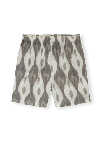 shorts ikat | ecru