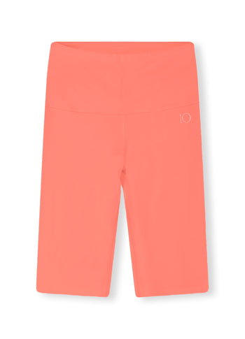 cycling shorts | fluor coral