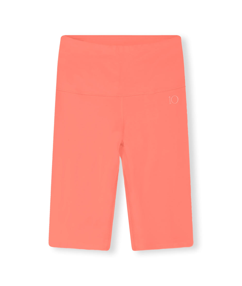 cycling shorts | fluor coral