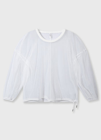 balloon sleeve blouse | ecru